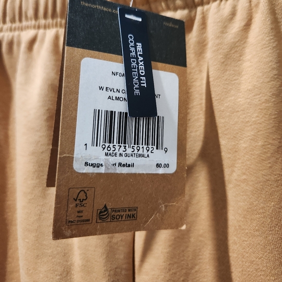 The Northface XL almond butter sweats pants and jacket - Picture 6 of 13